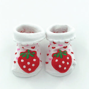 Excellent Quality Baby Girl Foot Socks Funny Happy Socks Newborn Rubber Anti Slip Socks